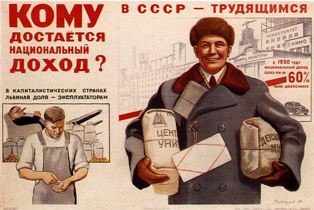 плакат экономика Сталина