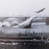 Реактивный Чкалов или пролет под "Коммунальным" мостом Новосибирска